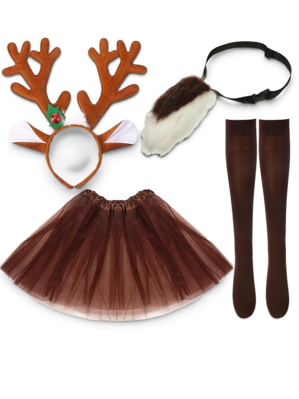 HaySandy Deer Reindeer Cosplay Halloween Costume Size S/M